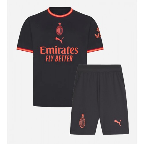 AC Milan Fikayo Tomori #23 Replika Tredje Tröja Barn 2026-27 Kortärmad (+ Korta byxor)
